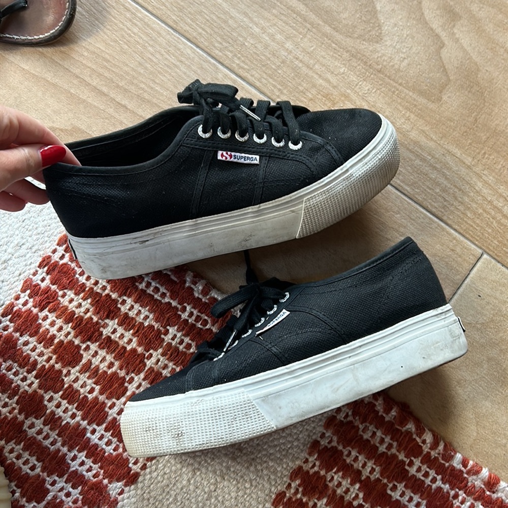 Superga Black Platforms - image 3